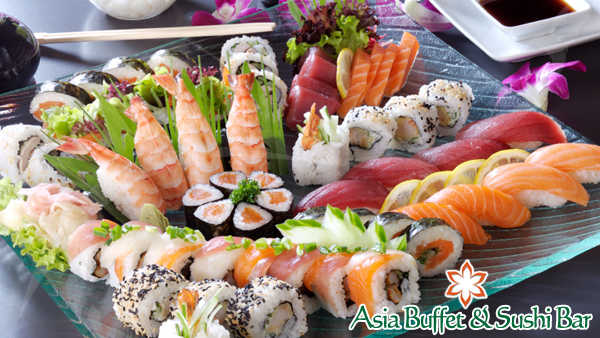 Asia Buffet and Sushi Bar - Menú abierto ('Sushi Bar') por $19 en vez ...